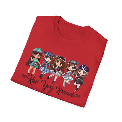 Hmong Anime Chibi Character T-Shirt — Kuv Yog Hmoob