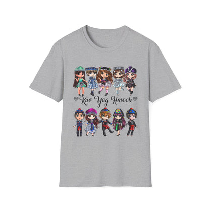 Hmong Anime Chibi Character T-Shirt — Kuv Yog Hmoob