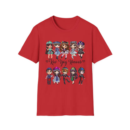 Hmong Anime Chibi Character T-Shirt — Kuv Yog Hmoob