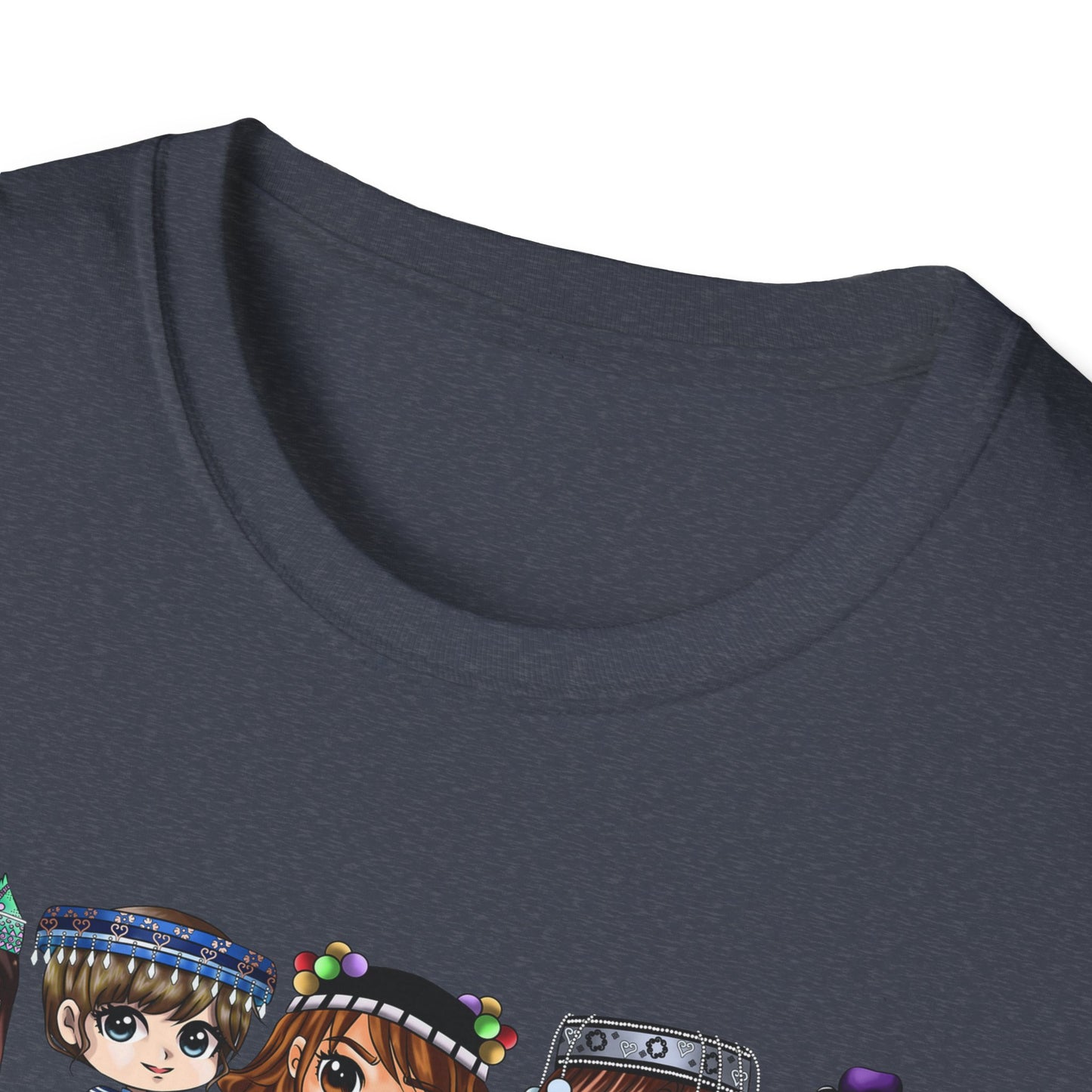 Hmong Anime Chibi Character T-Shirt — Kuv Yog Hmoob