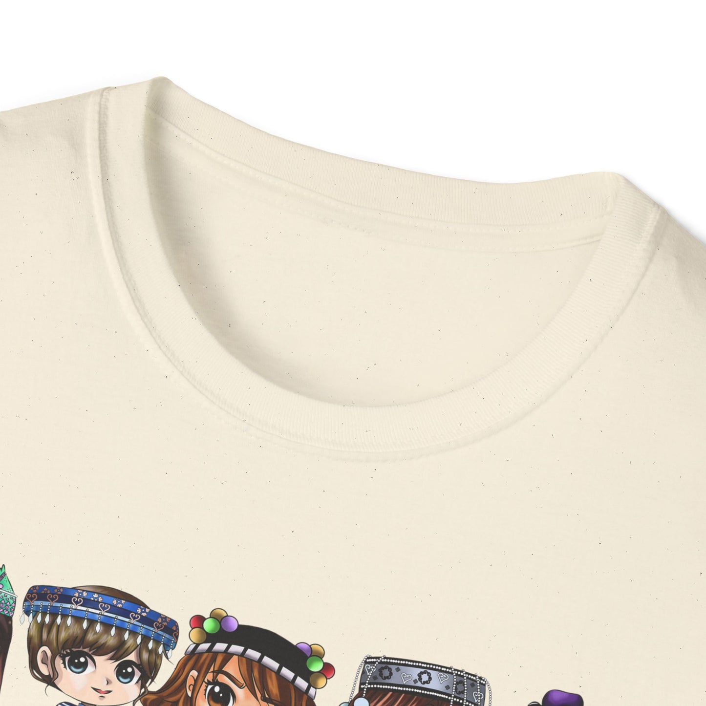 Hmong Anime Chibi Character T-Shirt — Kuv Yog Hmoob