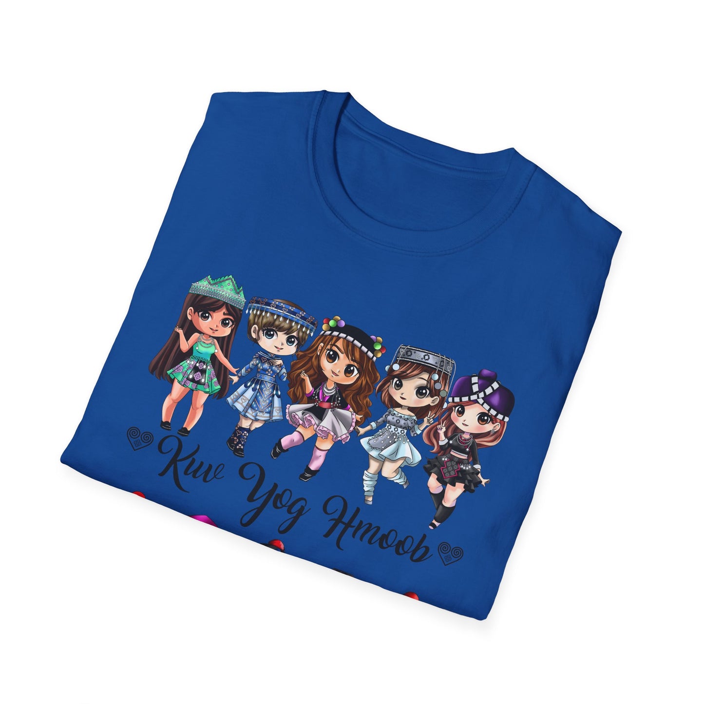 Hmong Anime Chibi Character T-Shirt — Kuv Yog Hmoob