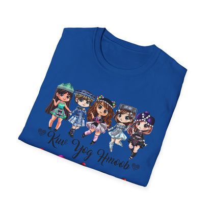 Hmong Anime Chibi Character T-Shirt — Kuv Yog Hmoob