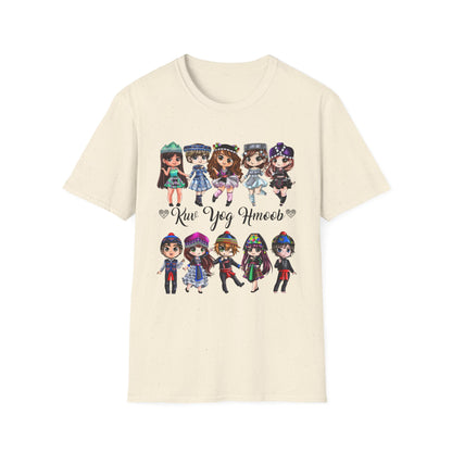 Hmong Anime Chibi Character T-Shirt — Kuv Yog Hmoob