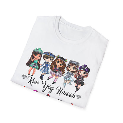 Hmong Anime Chibi Character T-Shirt — Kuv Yog Hmoob