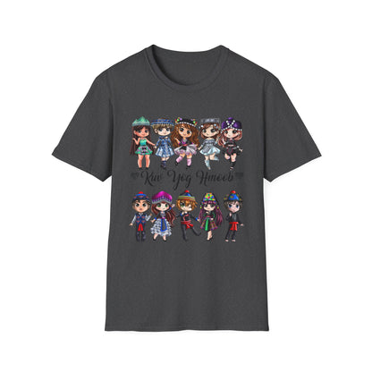 Hmong Anime Chibi Character T-Shirt — Kuv Yog Hmoob