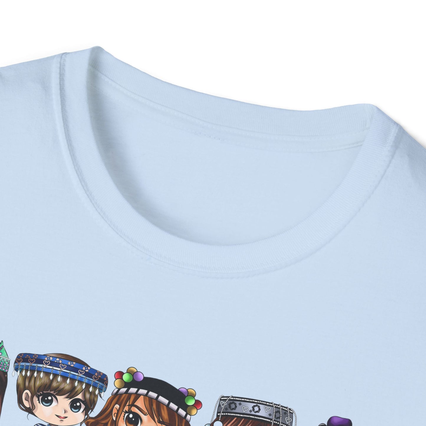 Hmong Anime Chibi Character T-Shirt — Kuv Yog Hmoob