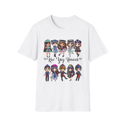 Hmong Anime Chibi Character T-Shirt — Kuv Yog Hmoob
