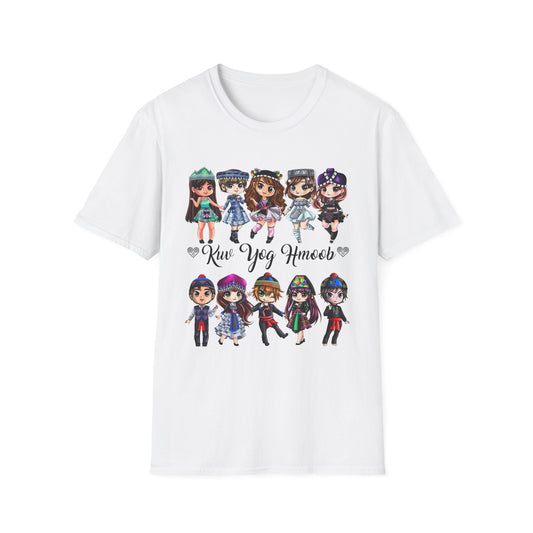 Hmong Anime Chibi Character T-Shirt — Kuv Yog Hmoob
