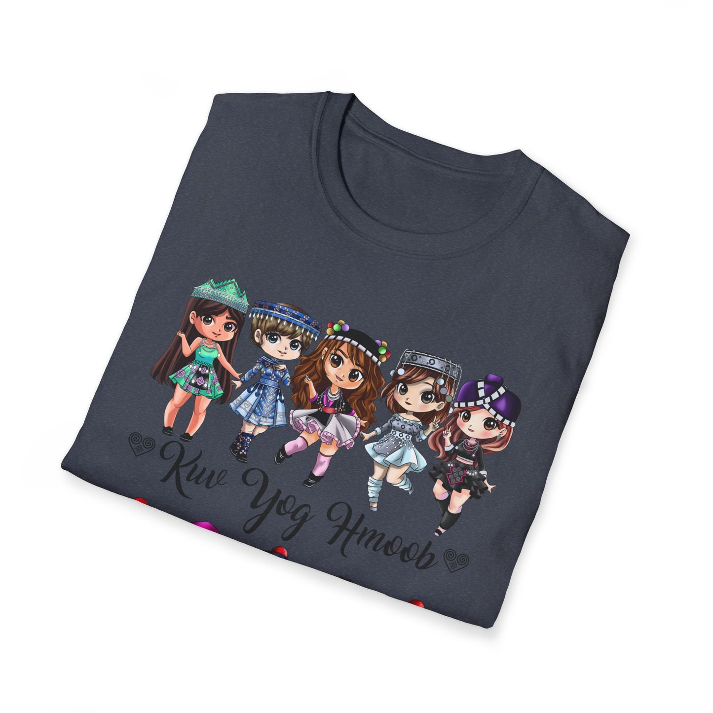 Hmong Anime Chibi Character T-Shirt — Kuv Yog Hmoob