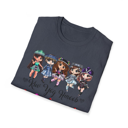 Hmong Anime Chibi Character T-Shirt — Kuv Yog Hmoob