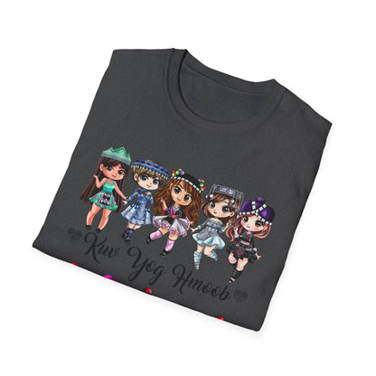 Hmong Anime Chibi Character T-Shirt — Kuv Yog Hmoob