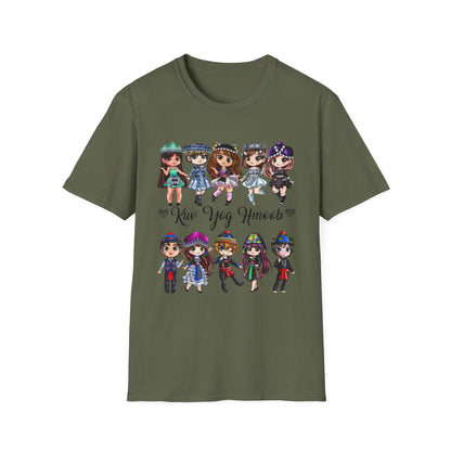 Hmong Anime Chibi Character T-Shirt — Kuv Yog Hmoob