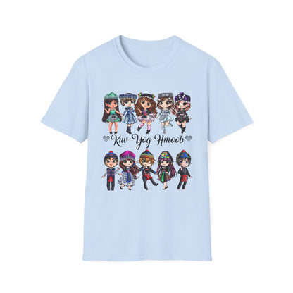Hmong Anime Chibi Character T-Shirt — Kuv Yog Hmoob