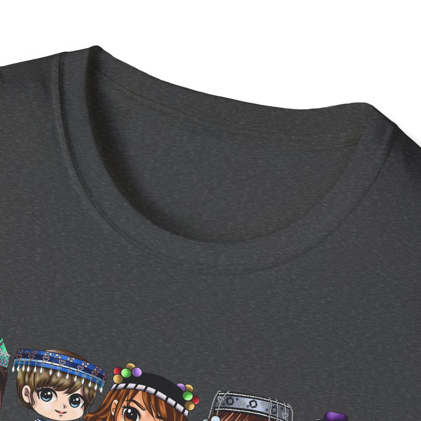 Hmong Anime Chibi Character T-Shirt — Kuv Yog Hmoob